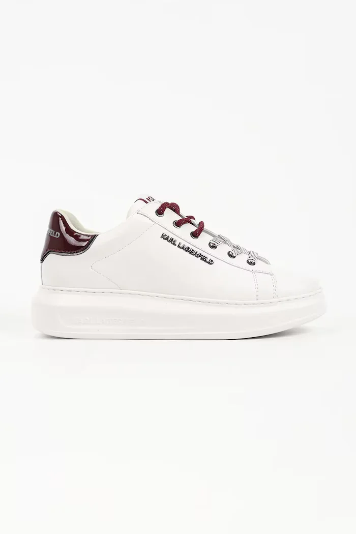Karl Lagerfeld Kapri маратонки дамски от кожа бели KL62522N