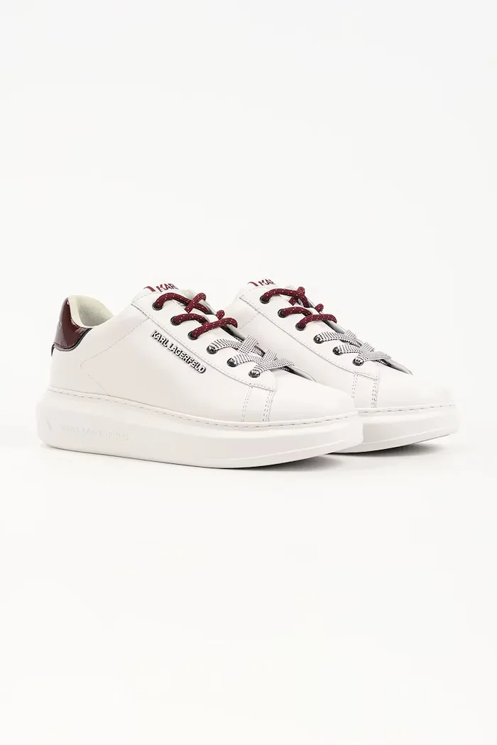 Karl Lagerfeld Kapri маратонки дамски от кожа бели KL62522N