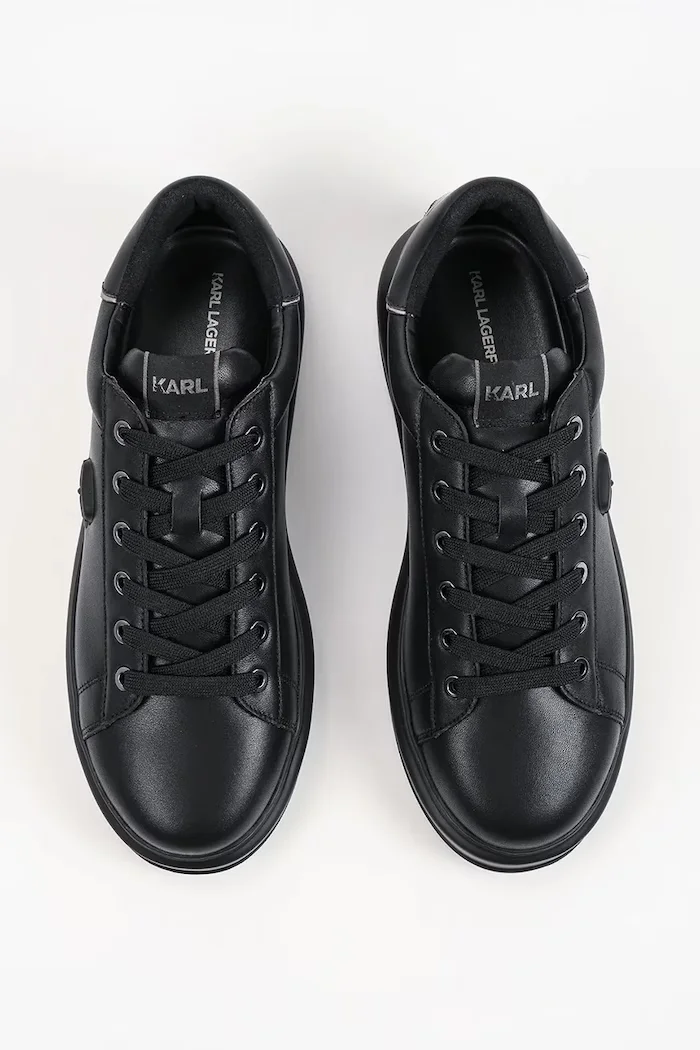 Karl Lagerfeld Kapri Nft маратонки мъжки от кожа черни KL52570N
