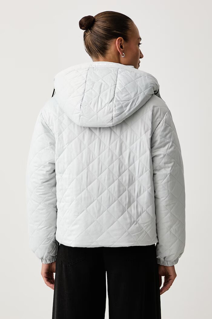 Karl Lagerfeld късо яке дамско сиво B4W15014