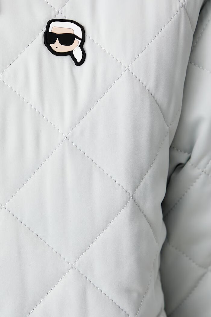 Karl Lagerfeld късо яке дамско сиво B4W15014