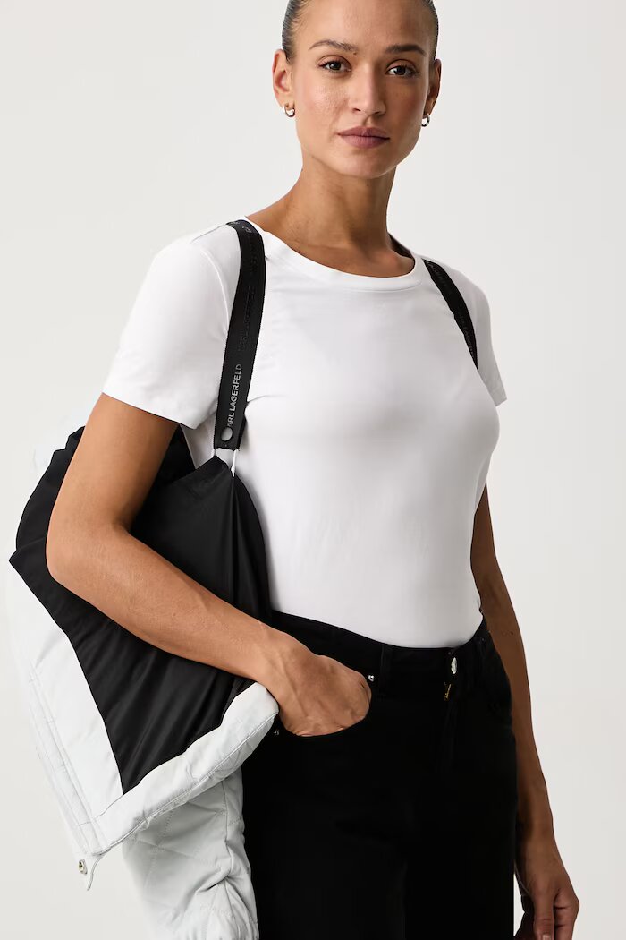 Karl Lagerfeld късо яке дамско сиво B4W15014