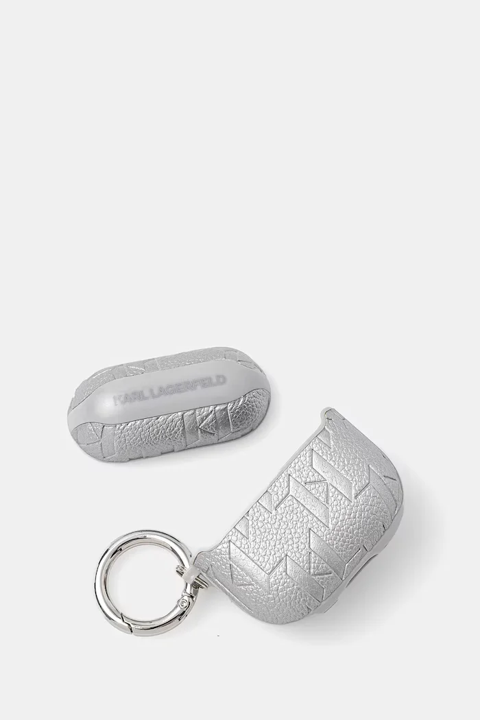 Karl Lagerfeld Кейс за airpod AirPods 4 в сребристо KLA4PGKIPS