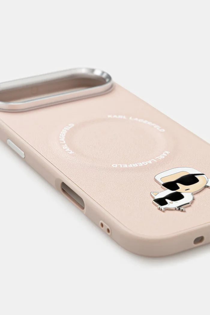 Karl Lagerfeld Кейс за телефон iPhone 17 Air в розово KLHMP17MPSMLRKCP