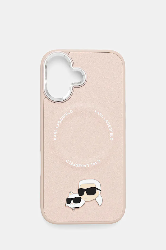 Karl Lagerfeld Кейс за телефон iPhone 17 в розово KLHMP17SPSMLRKCP
