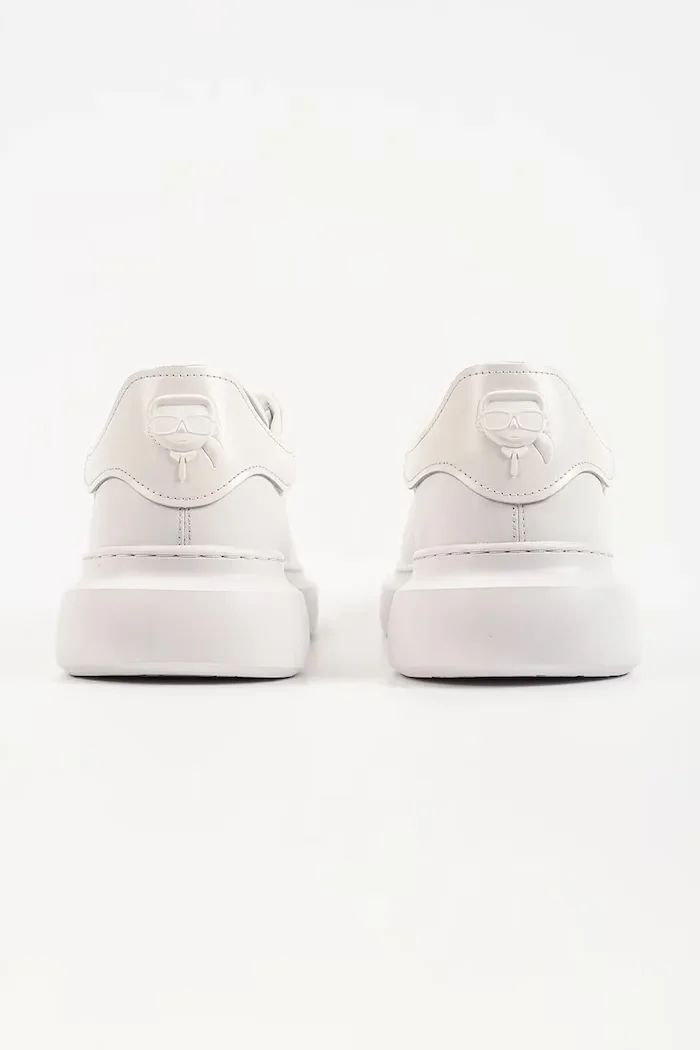 Karl Lagerfeld Kore маратонки мъжки от кожа бели KL56525