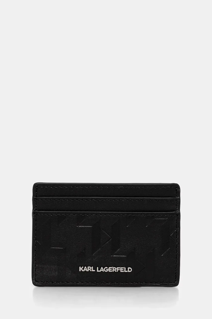 Karl Lagerfeld Кожен калъф за карти K/LOOM
