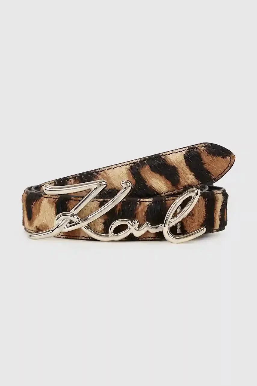 Karl Lagerfeld Кожен колан K/SIGNATURE