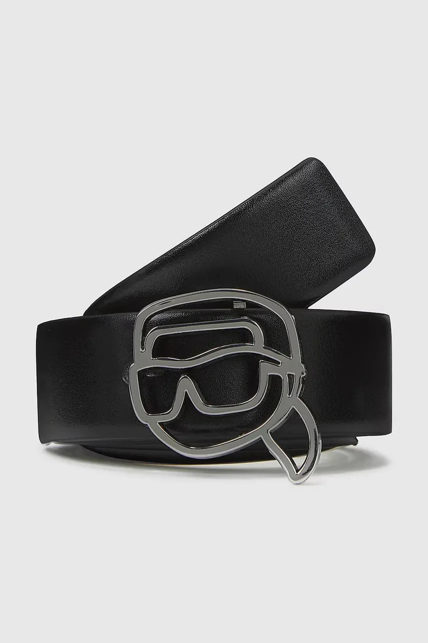 Karl Lagerfeld Кожен колан с две лица IKON
