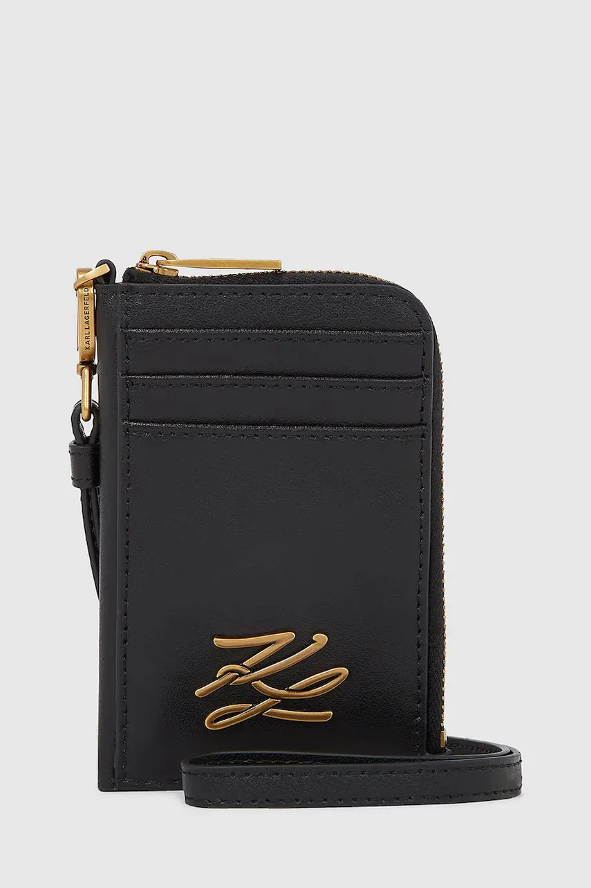 Karl Lagerfeld Кожен портфейл K/AUTOGRAPH