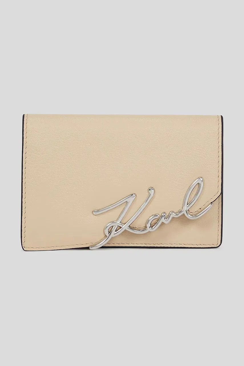 Karl Lagerfeld Кожен портфейл K/SIGNATURE
