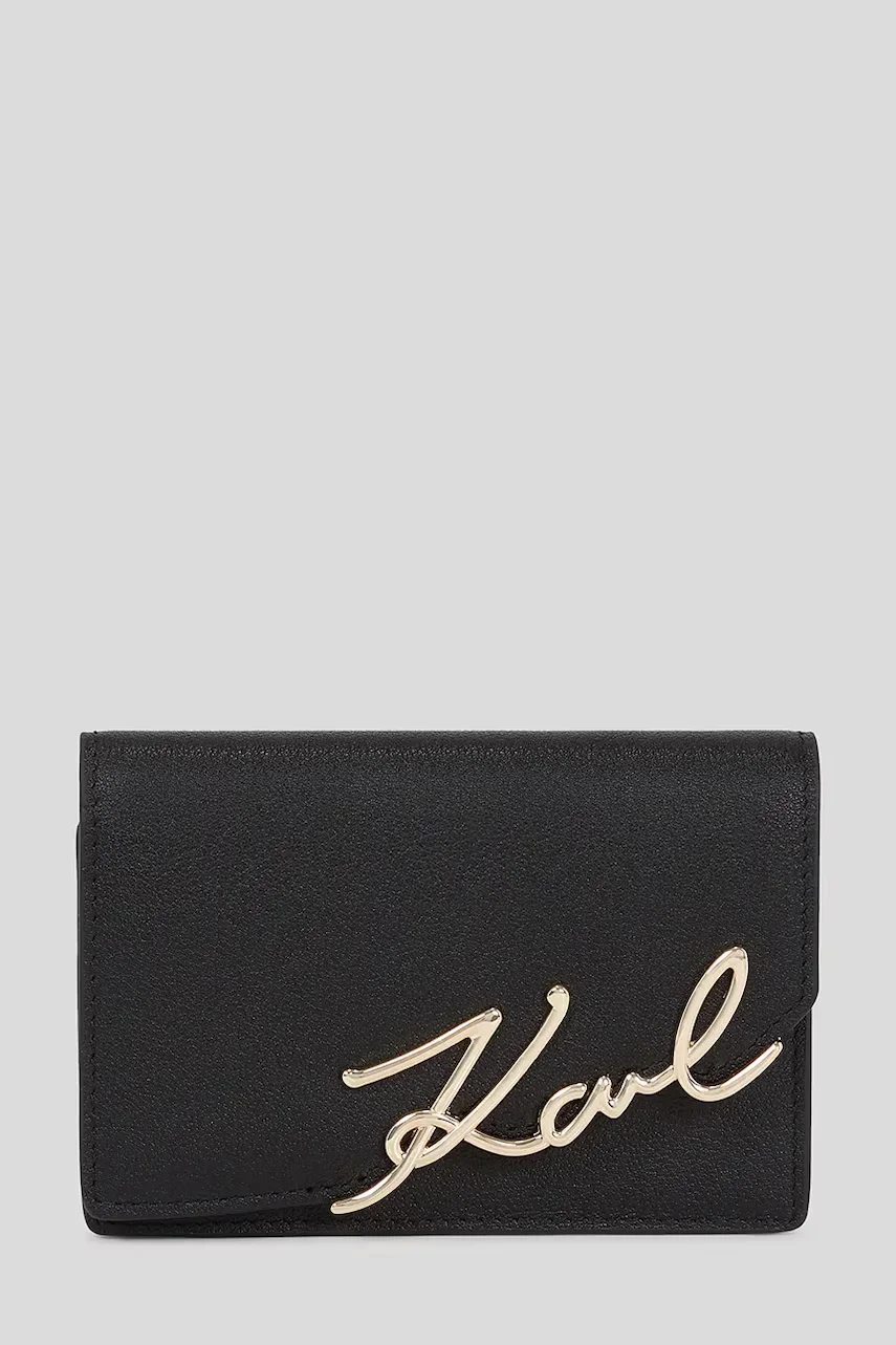 Karl Lagerfeld Кожен портфейл K/SIGNATURE