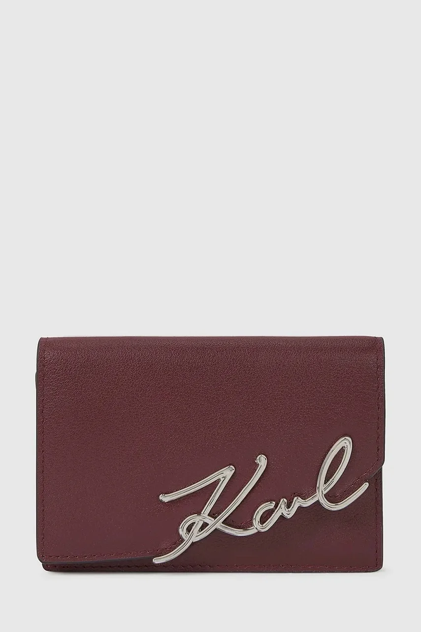 Karl Lagerfeld Кожен портфейл K/SIGNATURE