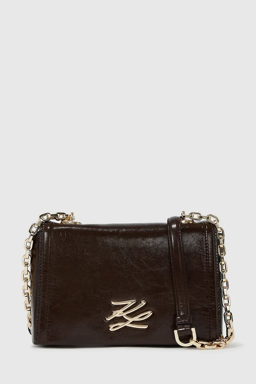 Karl Lagerfeld Кожена чанта K/AUTOGRAPH