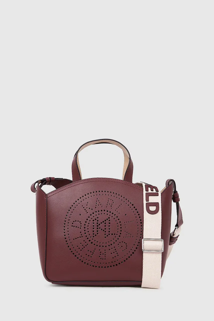 Karl Lagerfeld Кожена чанта K/CIRCLE