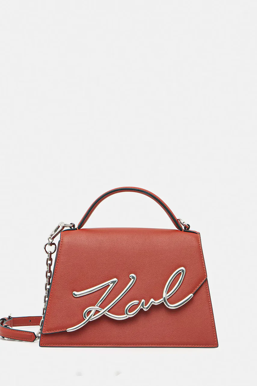 Karl Lagerfeld Кожена чанта K/SIGNATURE