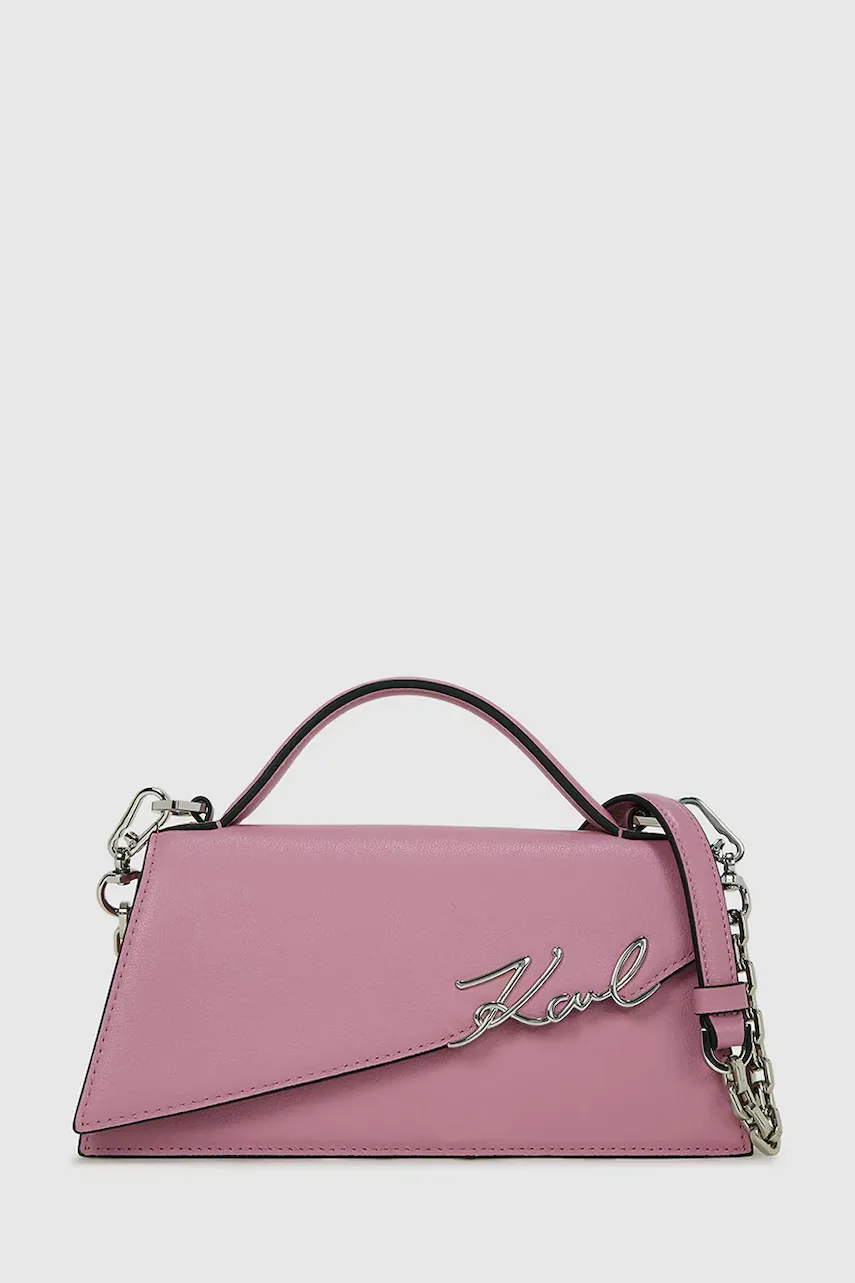 Karl Lagerfeld Кожена чанта K/SIGNATURE