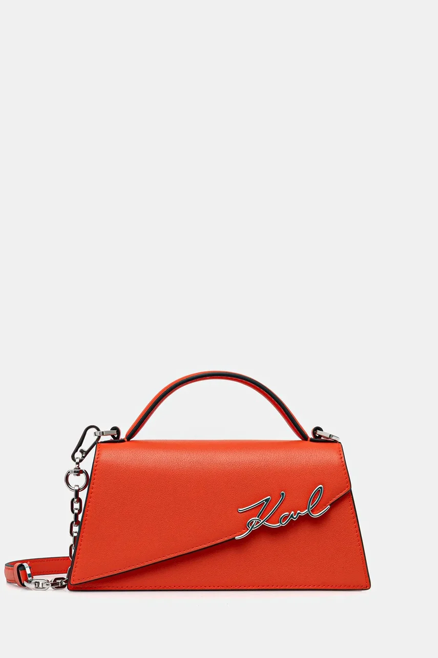 Karl Lagerfeld Кожена чанта K/SIGNATURE
