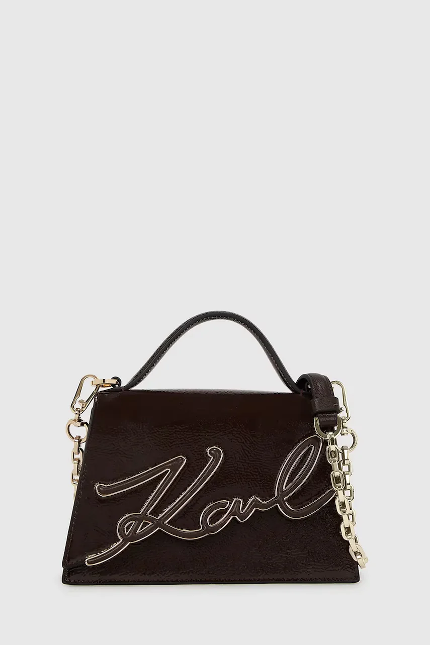 Karl Lagerfeld Кожена чанта K/SIGNATURE