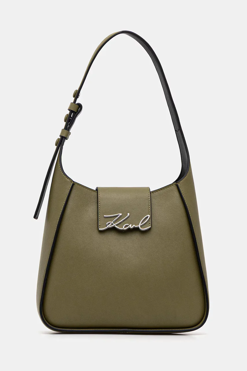 Karl Lagerfeld Кожена чанта K/SIGNATURE