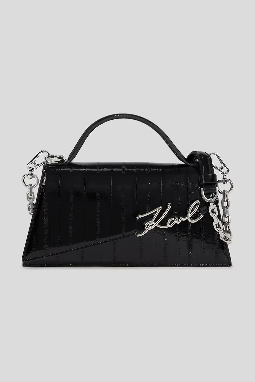 Karl Lagerfeld Кожена чанта K/SIGNATURE