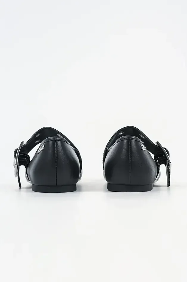 Karl Lagerfeld Кожени балеринки KARO в черно KL40126