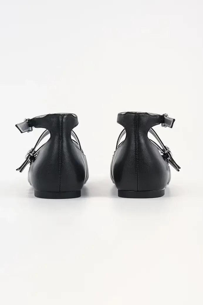 Karl Lagerfeld Кожени балеринки KONNIE в черно KL40195