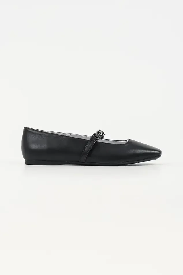 Karl Lagerfeld Кожени балеринки KONNIE в черно KL40196