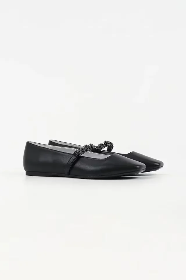 Karl Lagerfeld Кожени балеринки KONNIE в черно KL40196