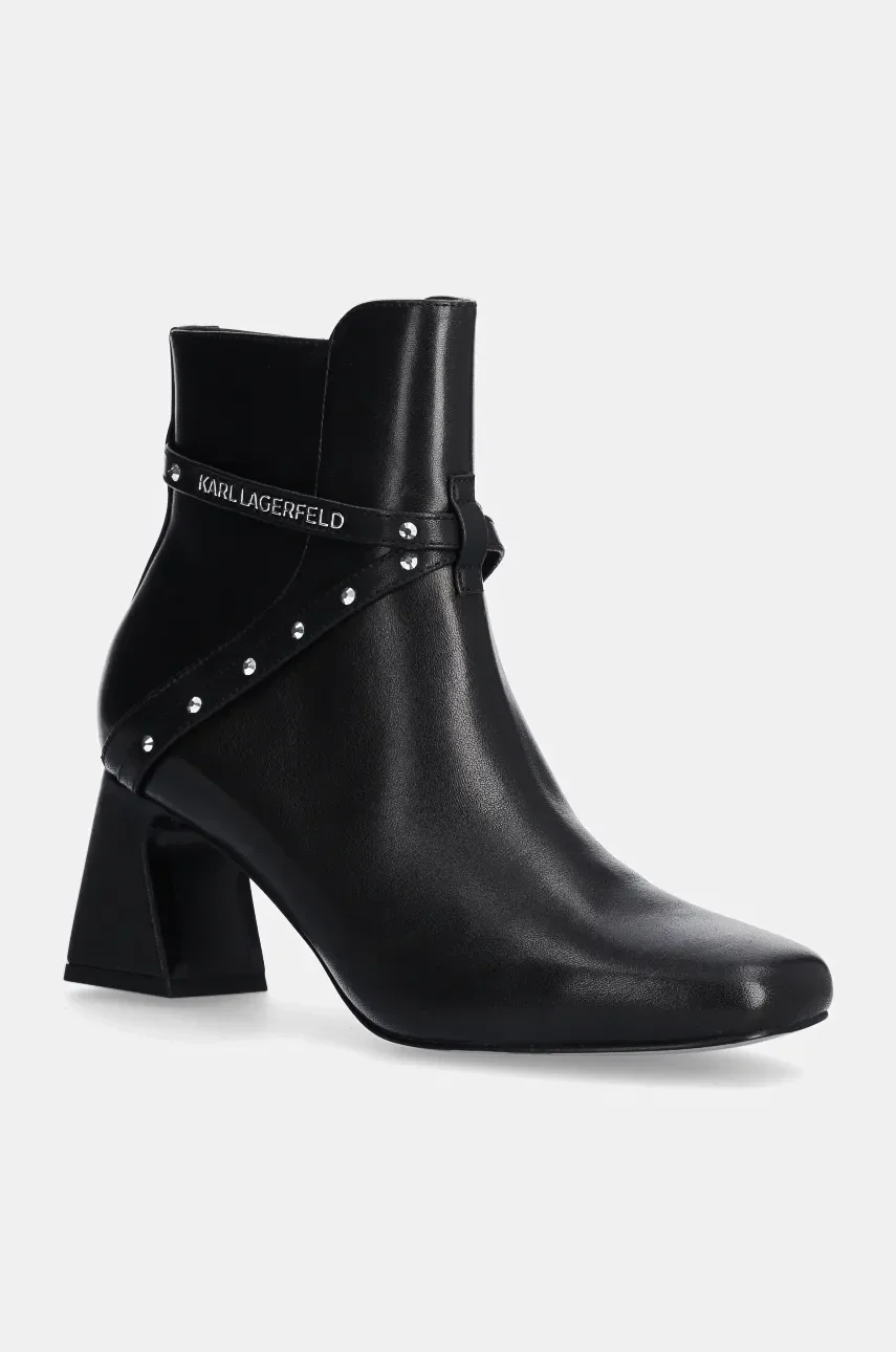 Karl Lagerfeld Кожени боти BEATA
