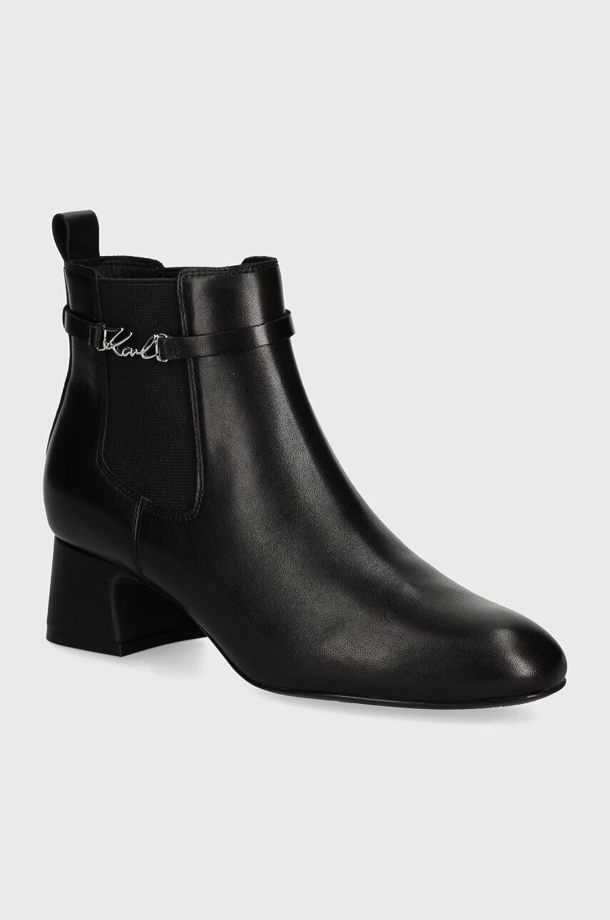 Karl Lagerfeld Кожени боти челси BONNIE