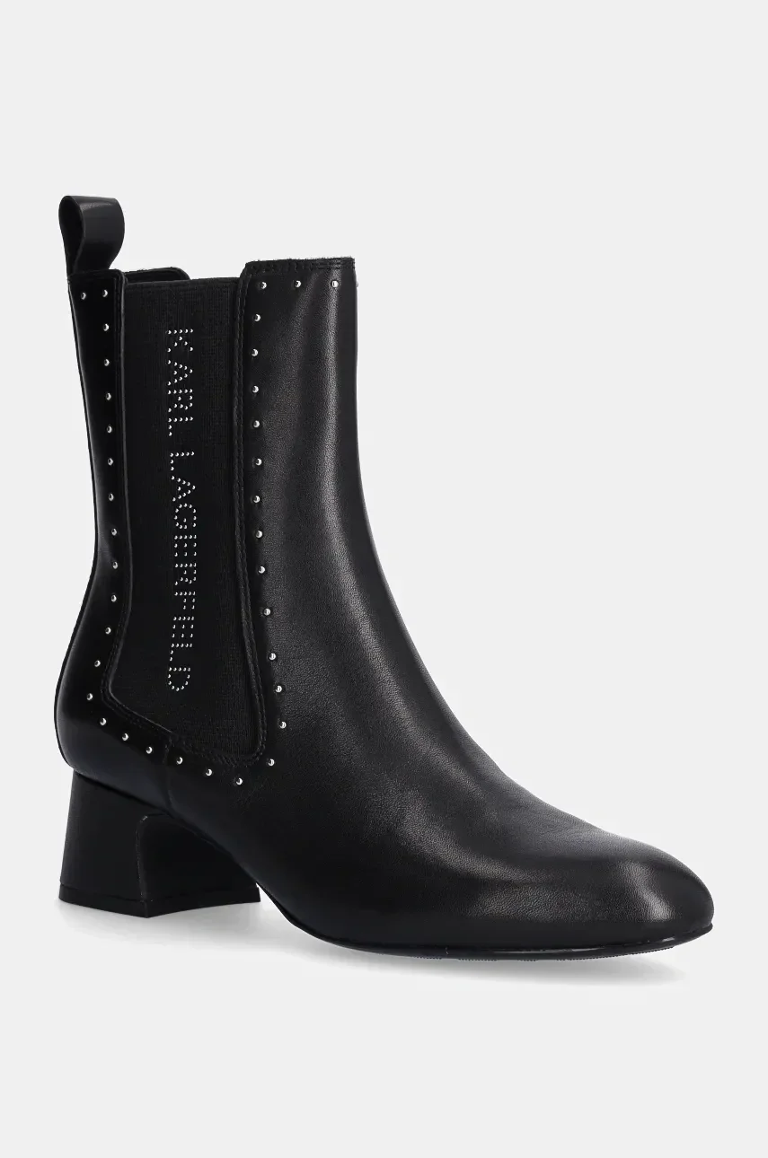 Karl Lagerfeld Кожени боти челси BONNIE