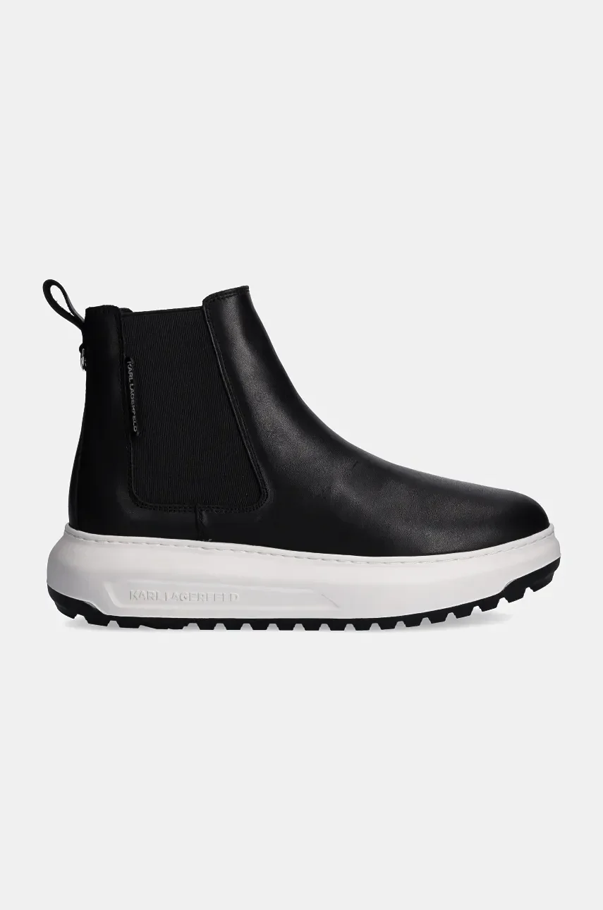 Karl Lagerfeld Кожени боти челси KAPRI LUG