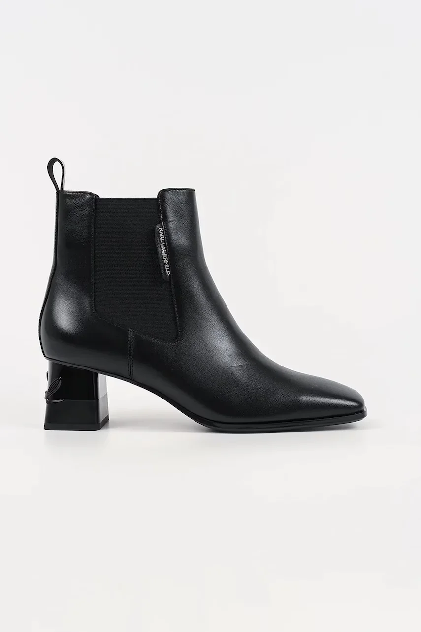 Karl Lagerfeld Кожени боти KAYLA