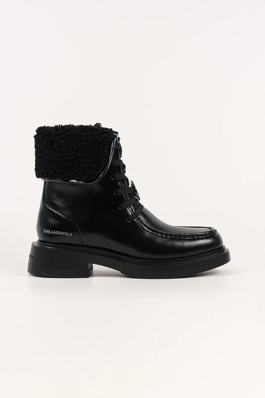 Karl Lagerfeld Кожени боти MACIE