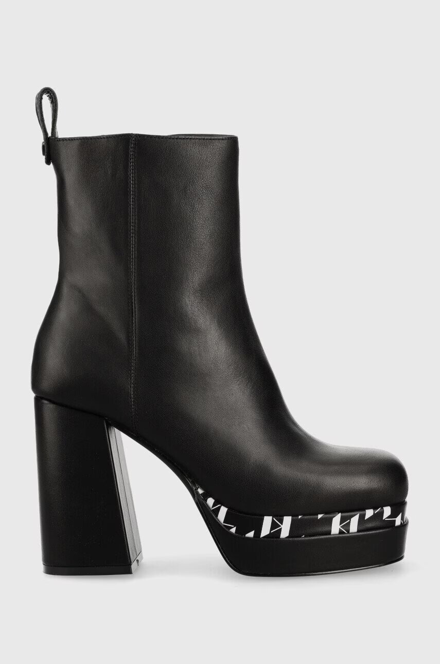 Karl Lagerfeld Кожени боти Strada