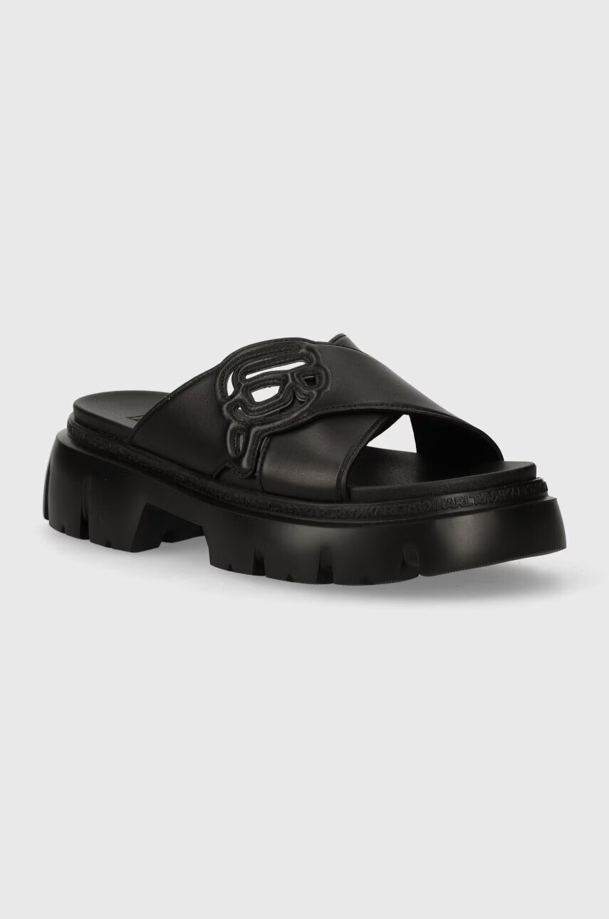 Karl Lagerfeld Кожени чехли SUN TREKKA NFT