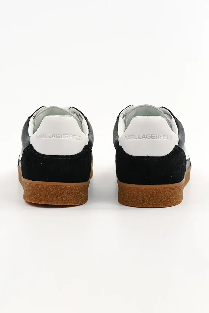 Karl Lagerfeld Кожени маратонки KANDIDATE в черно KL53855