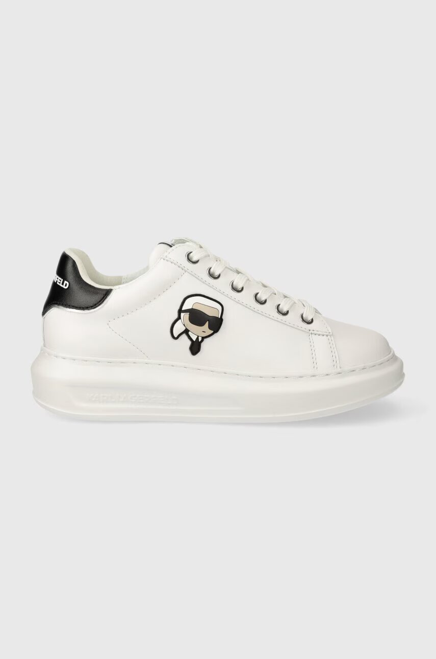 Karl Lagerfeld Кожени маратонки KAPRI