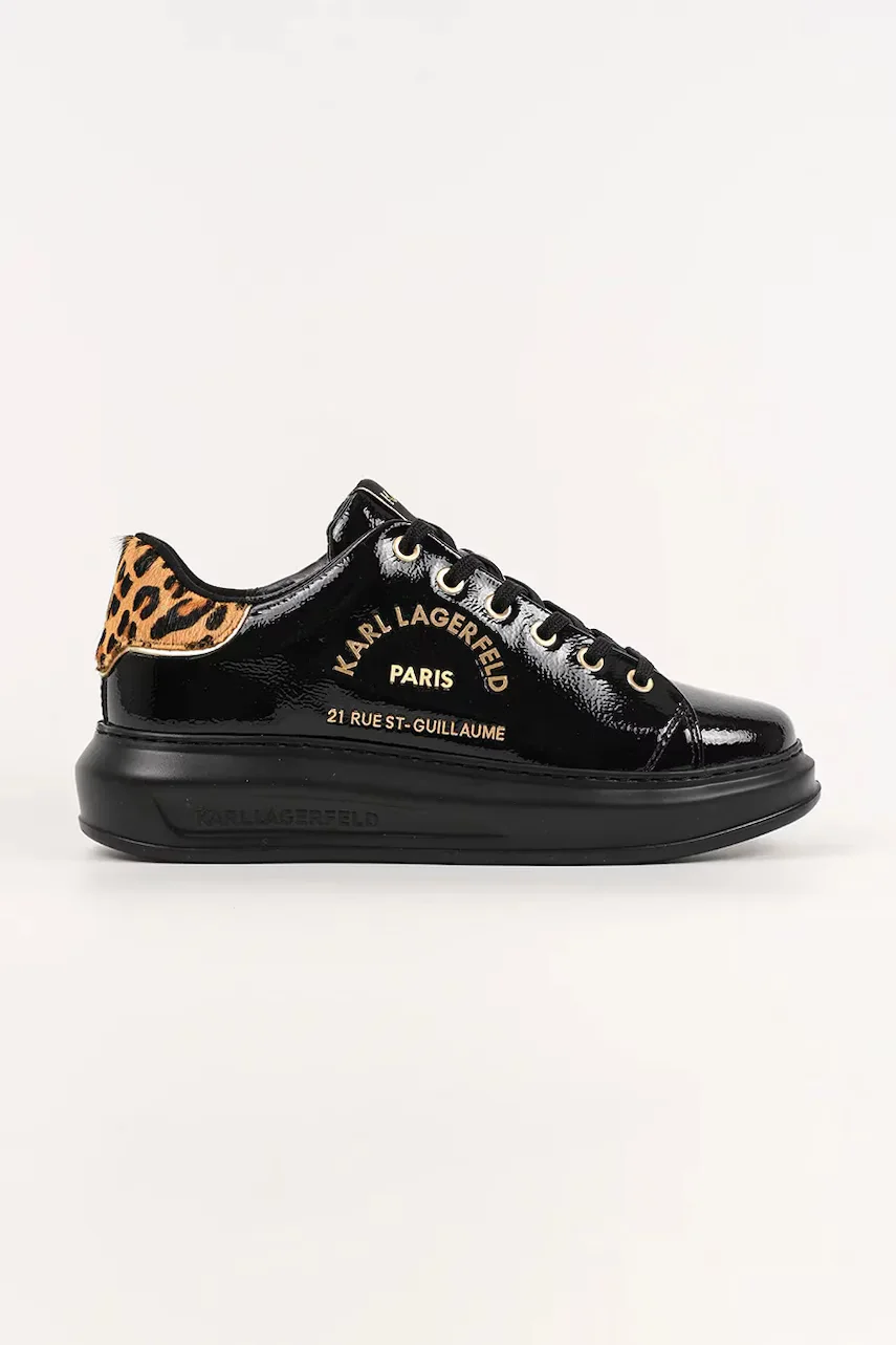 Karl Lagerfeld Кожени маратонки KAPRI