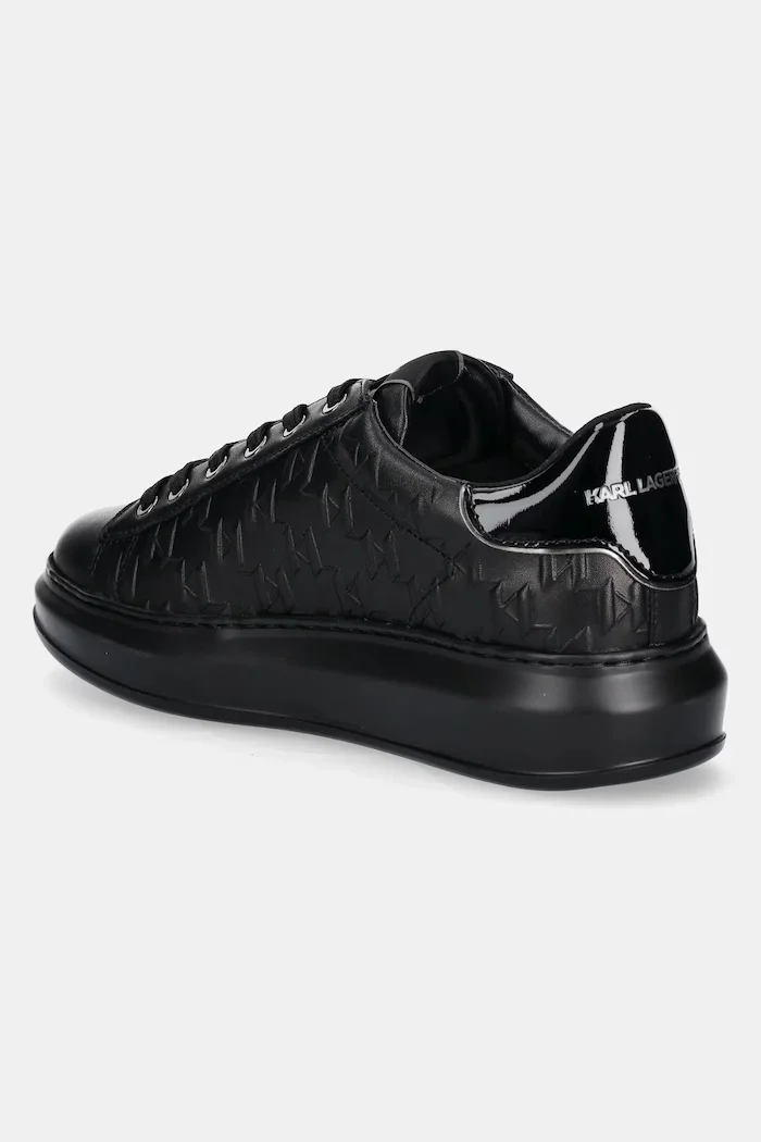 Karl Lagerfeld Кожени маратонки KAPRI MENS в черно KL52549K