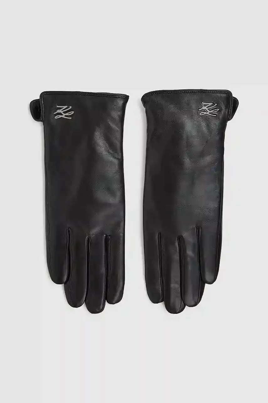 Karl Lagerfeld Кожени ръкавици K/AUTOGRAPH