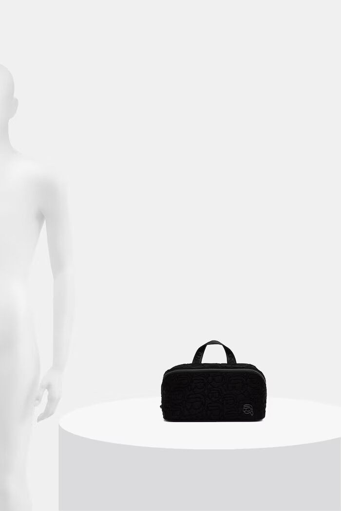 Karl Lagerfeld козметична чантичка за път IKON черна B3M32072