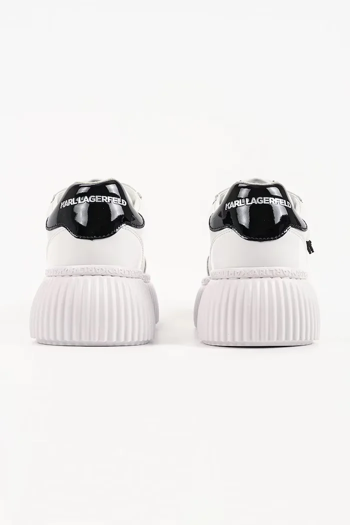 Karl Lagerfeld Kreeper Nft маратонки дамски от кожа бели с платформа KL42377T