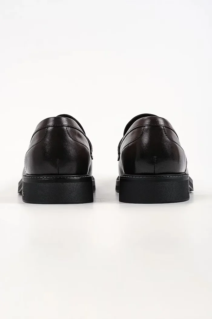 Karl Lagerfeld лоуфъри мъжки от кожа Kai кафяви KL12816