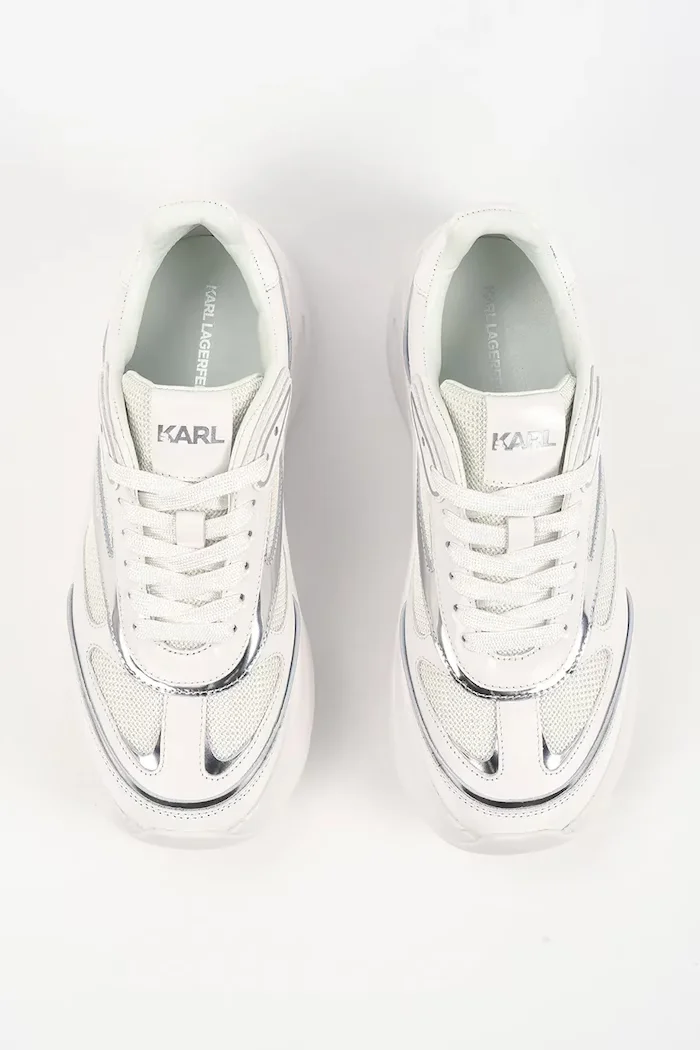 Karl Lagerfeld Маратонки KONTOUR WEDGE в бяло KL68016