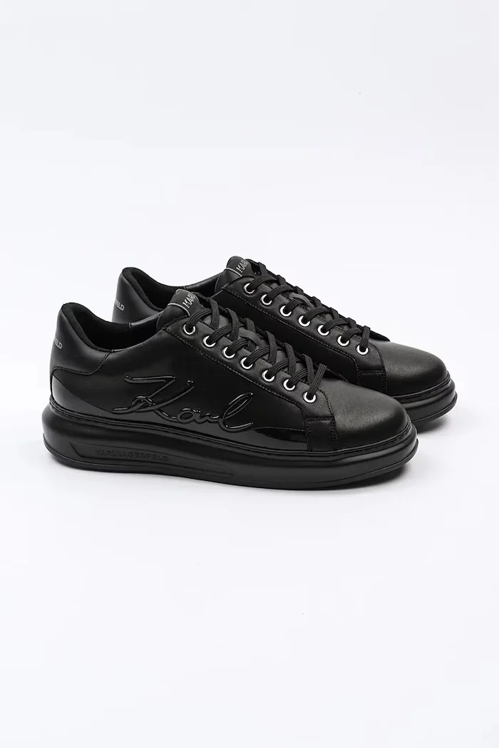 Karl Lagerfeld Маратонки от набук KAPRI MENS в черно KL52548F