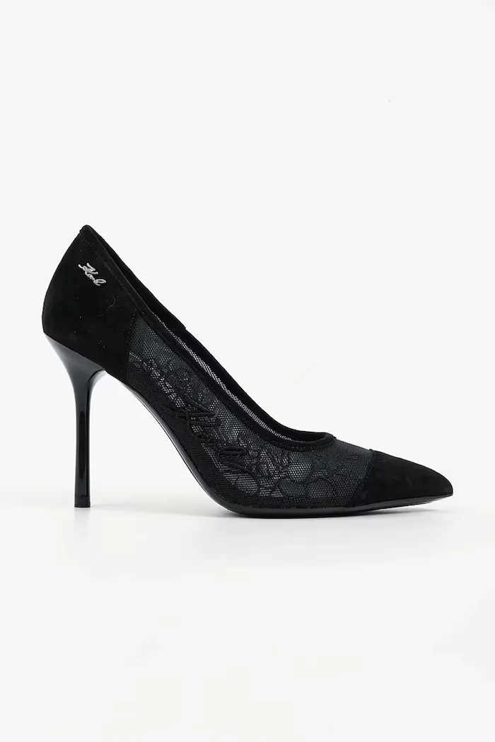 Karl Lagerfeld обувки с ток Sarabande черни KL30905L