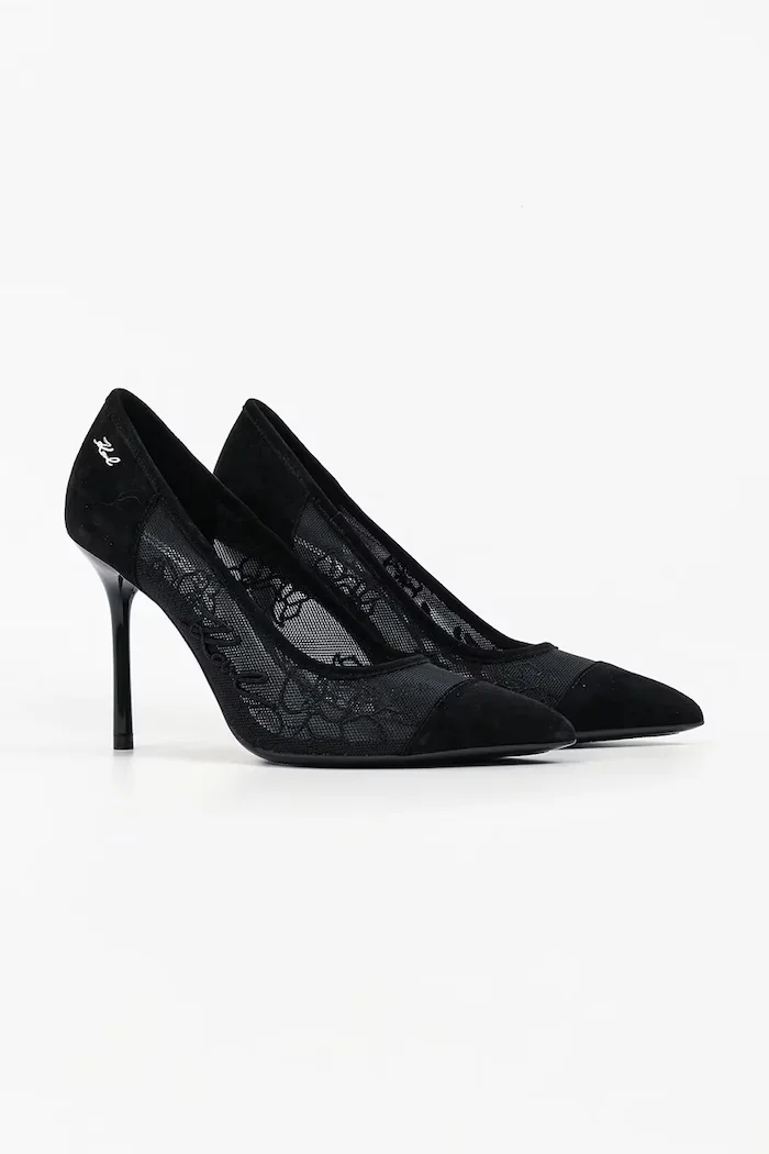 Karl Lagerfeld обувки с ток Sarabande черни KL30905L