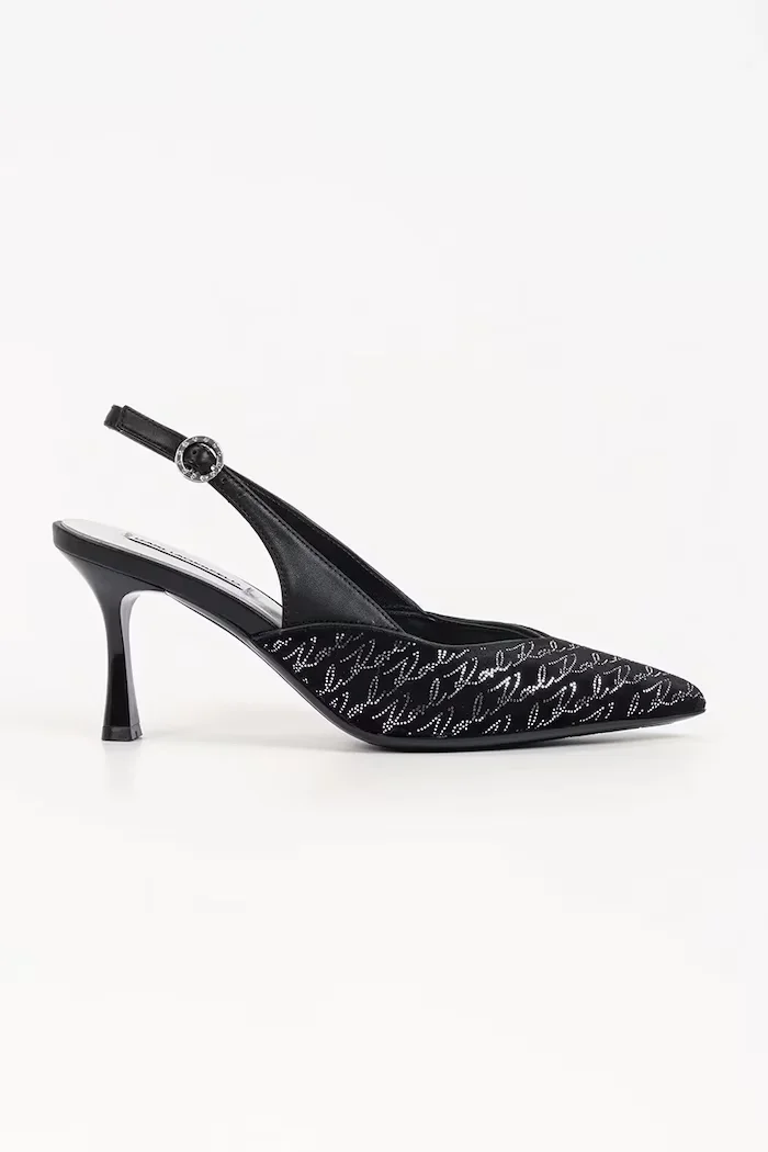 Karl Lagerfeld обувки с ток Sienna черни KL32706A